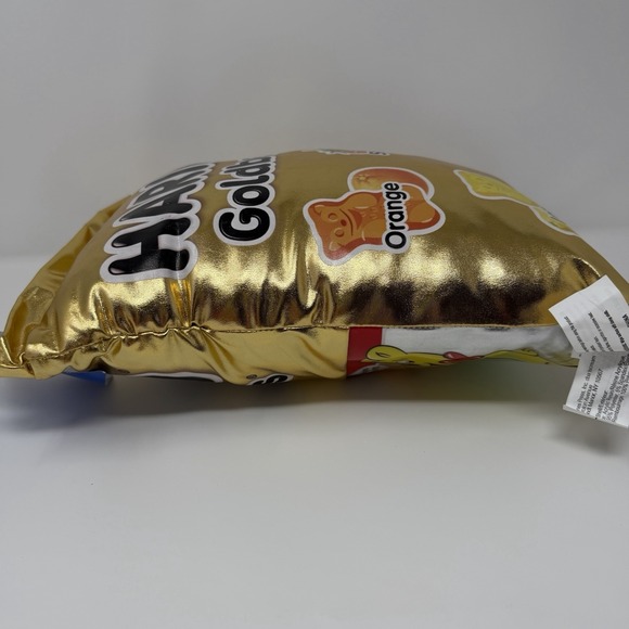 New Haribo GoldBears Candy Pillow Set 4 Plush Gummy Bear Candies 16x12" - Picture 4 of 8